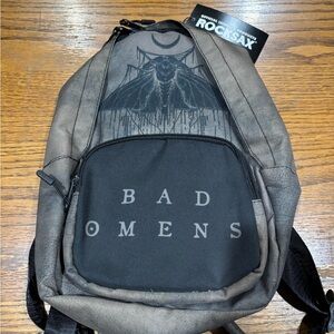 Rocks Gray & Black Bad Omens Sling Backpack